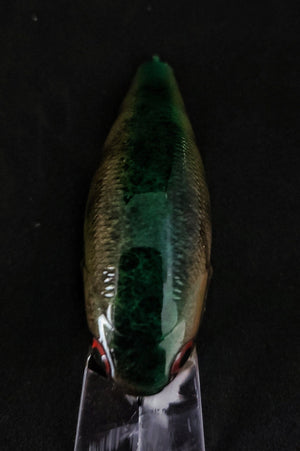 3" Custom Painted Crankbait Squarebill Smallmouth Bass Color - JQ's ReefShack LLC