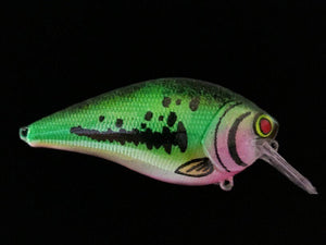Custom Square bill Crankbait Bass Color With Hardware and Free Shipping - JQ's ReefShack LLC